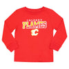 LNH - T-shirt à manches longues des Flames de Calgary pour enfants (tout-petits) (HK5I2HC9P FLM-2)