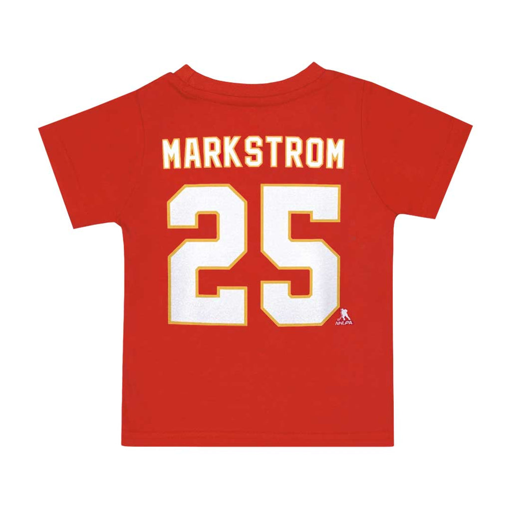 LNH - T-shirt à manches courtes Jacob Markstrom pour enfant (tout-petit) (HK5T1HR00H01 FLMJM) 