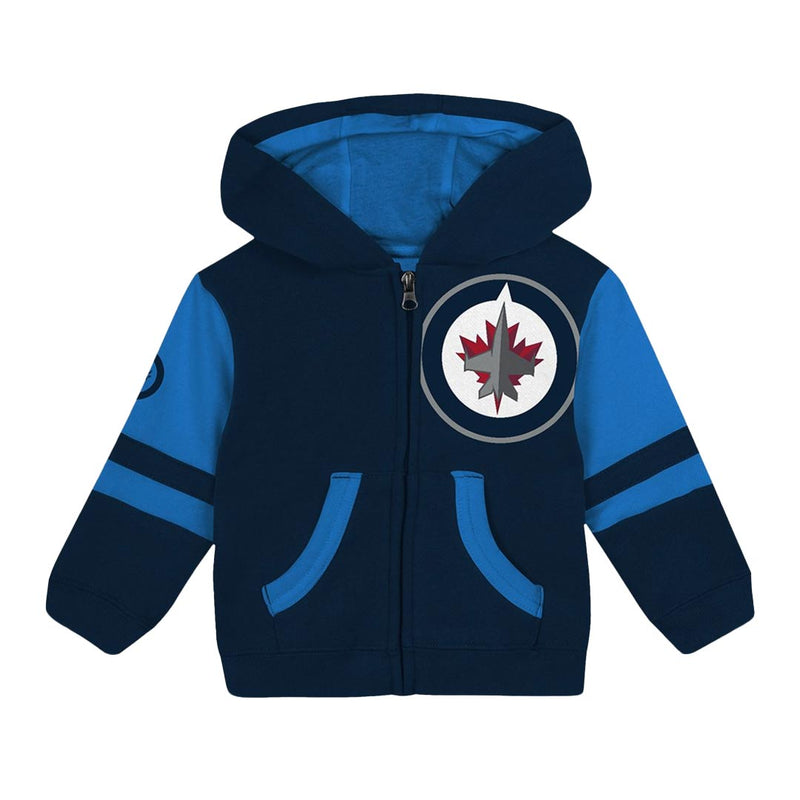 NHL - Kids' (Toddler) Winnipeg Jets Face Off Full Zip Fleece Hoodie (HK5T1ME00 WNP)