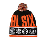 NHL - Kids' (Youth) Original 6 Ribbed Beanie (HK5BOFGSK ORG)