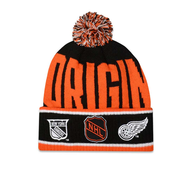 NHL - Kids' (Youth) Original 6 Ribbed Beanie (HK5BOFGSK ORG)