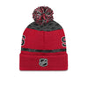 LNH - Tuque en tricot à motif de rondelle des Sénateurs d'Ottawa pour enfants (jeunes) (HK5BOHCD2F20 SEN)