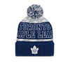 NHL - Kids' (Youth) Toronto Maple Leafs Puck Pattern Knit Hat (HK5BOHCD2 MAP)