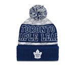 NHL - Kids' (Youth) Toronto Maple Leafs Puck Pattern Knit Hat (HK5BOHCD2 MAP)