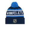 NHL - Kids' (Youth) Winnipeg Jets Wordmark Jacquard Pom Beanie (HK5BRHANJ WNP)