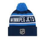 NHL - Kids' (Youth) Winnipeg Jets Wordmark Jacquard Pom Beanie (HK5BRHANJ WNP)