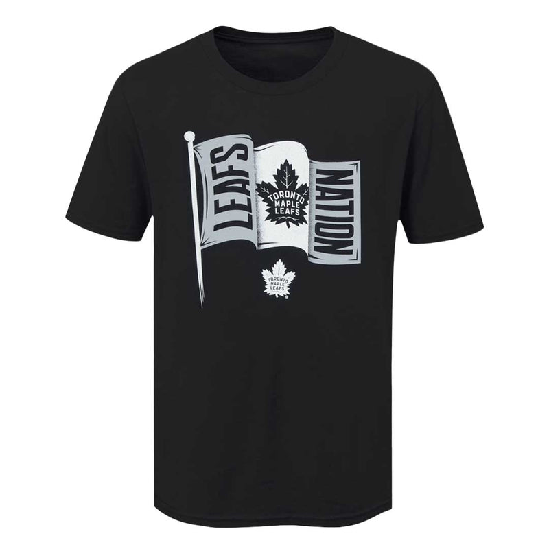 NHL - Men's Toronto Maple Leafs Flag T-Shirt (NHXX26KMSC3A1PB 00BLK)