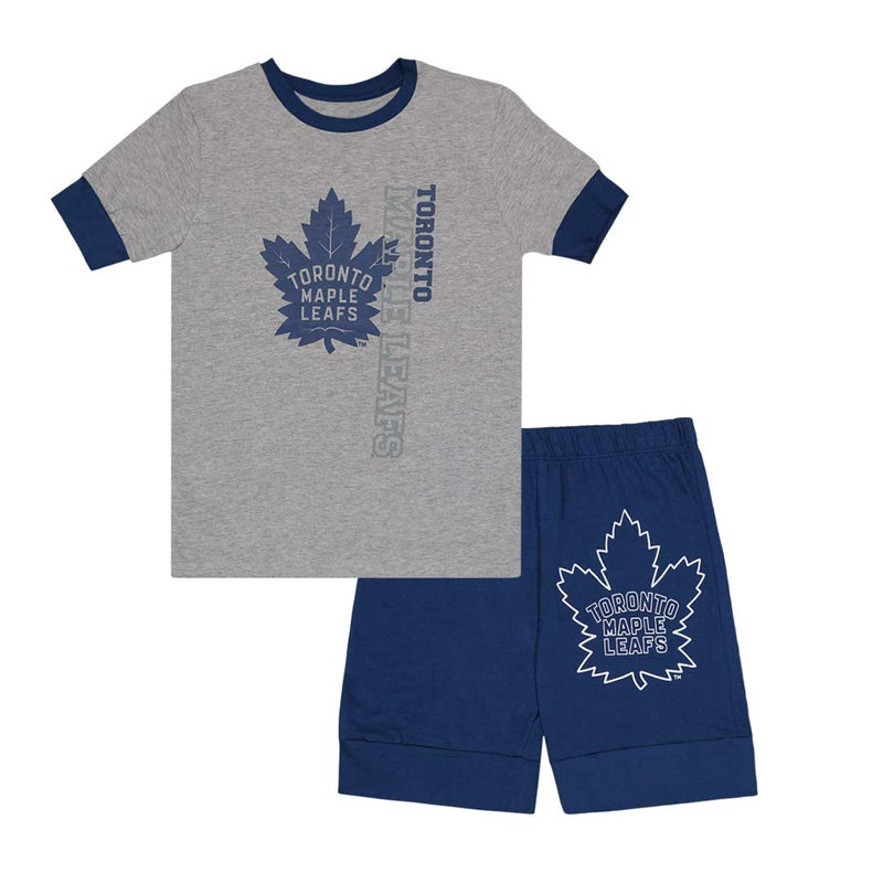 NHL- Kids' (Junior) Toronto Maple Leafs PJ Set (HK5BMHBSD MAP)