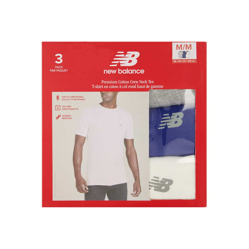 New Balance - Men's 3 Pack Performance Cotton T-Shirt (NB 3085-3-0022N)