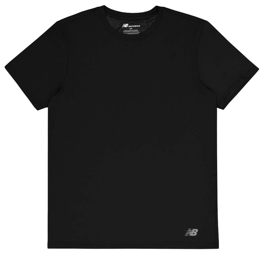 New balance plain black best sale