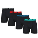 New Balance - Men's 4 Pack Mesh Boxer Brief (NB3015-4-3474N)