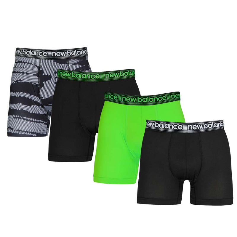 New Balance - Lot de 4 boxers premium pour homme (NB 3017-4-270N) 