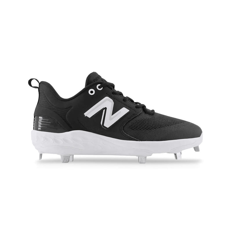 New Balance - Crampons de baseball unisexes Fresh Foam X 3000 V6 en métal (L3000BK6-D)