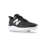 New Balance - Crampons de baseball en métal Fresh Foam X 3000 V6 pour homme (larges) (L3000BK6-2E)