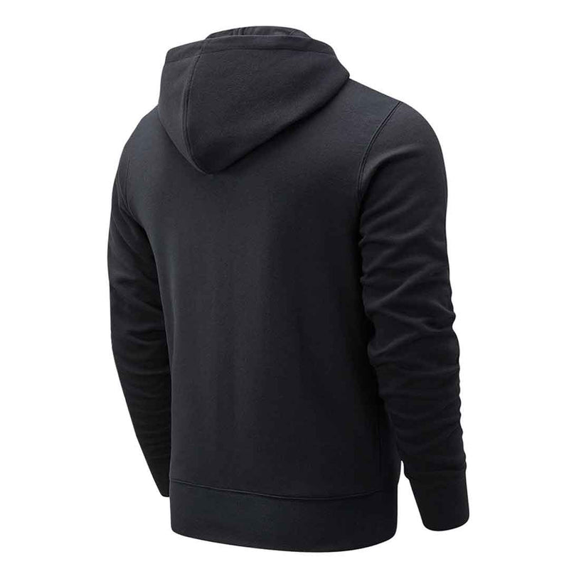 New Balance - Sweat à capuche entièrement zippé pour hommes (MJ03907 BK) 