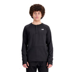 New Balance - Men's Heat Grid 1/2 Zip Pullover (MT33254 BK)