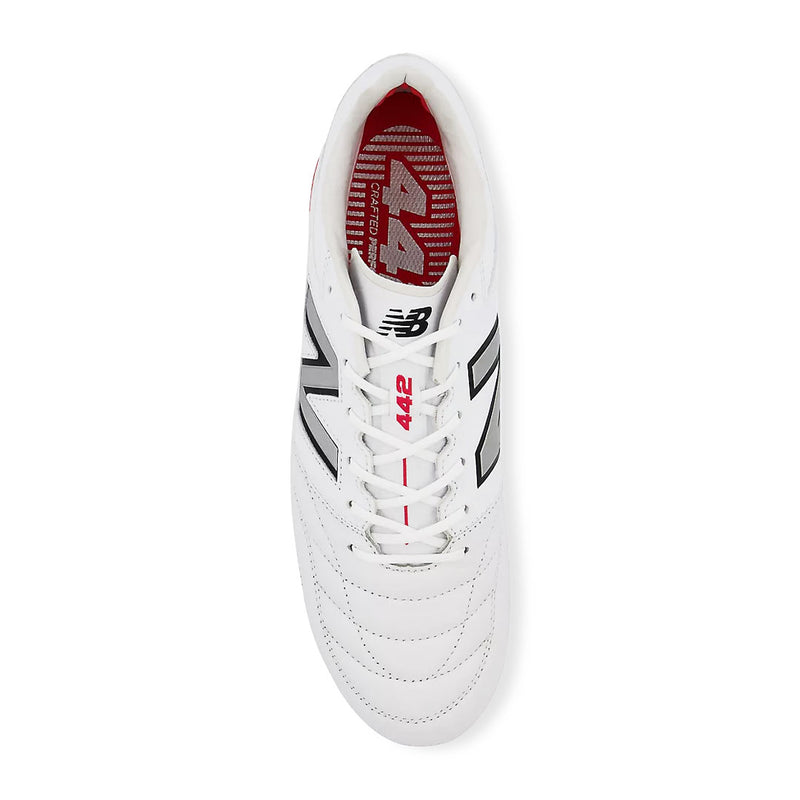 New Balance - Chaussures de football unisexes 442 V2 Pro pour terrain sec (larges) (MS41FWT2-2E) 