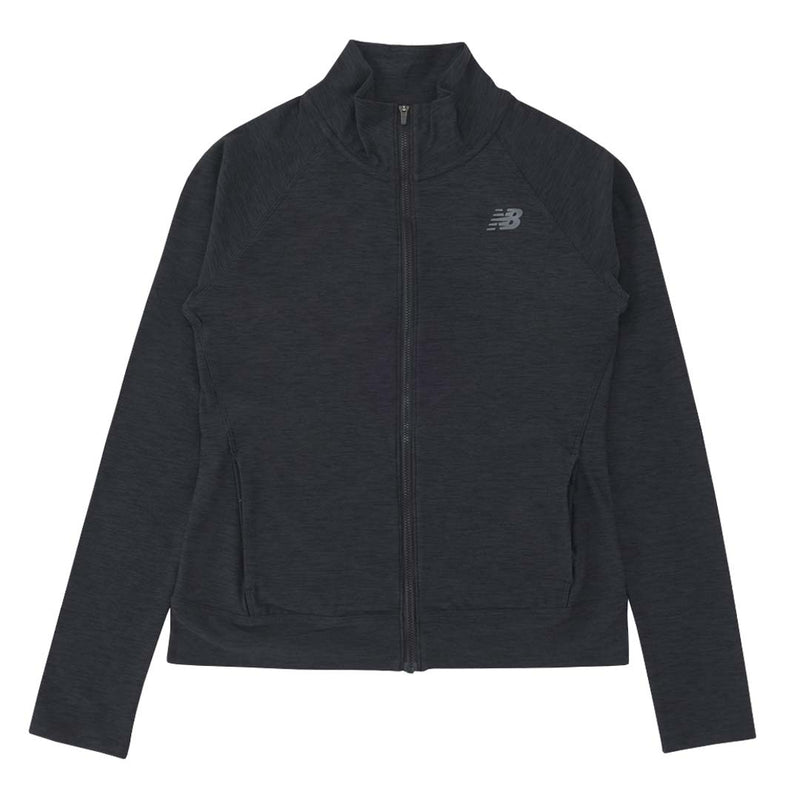 New Balance - Veste de survêtement Space Dye pour femme (WJ11466 BK) 