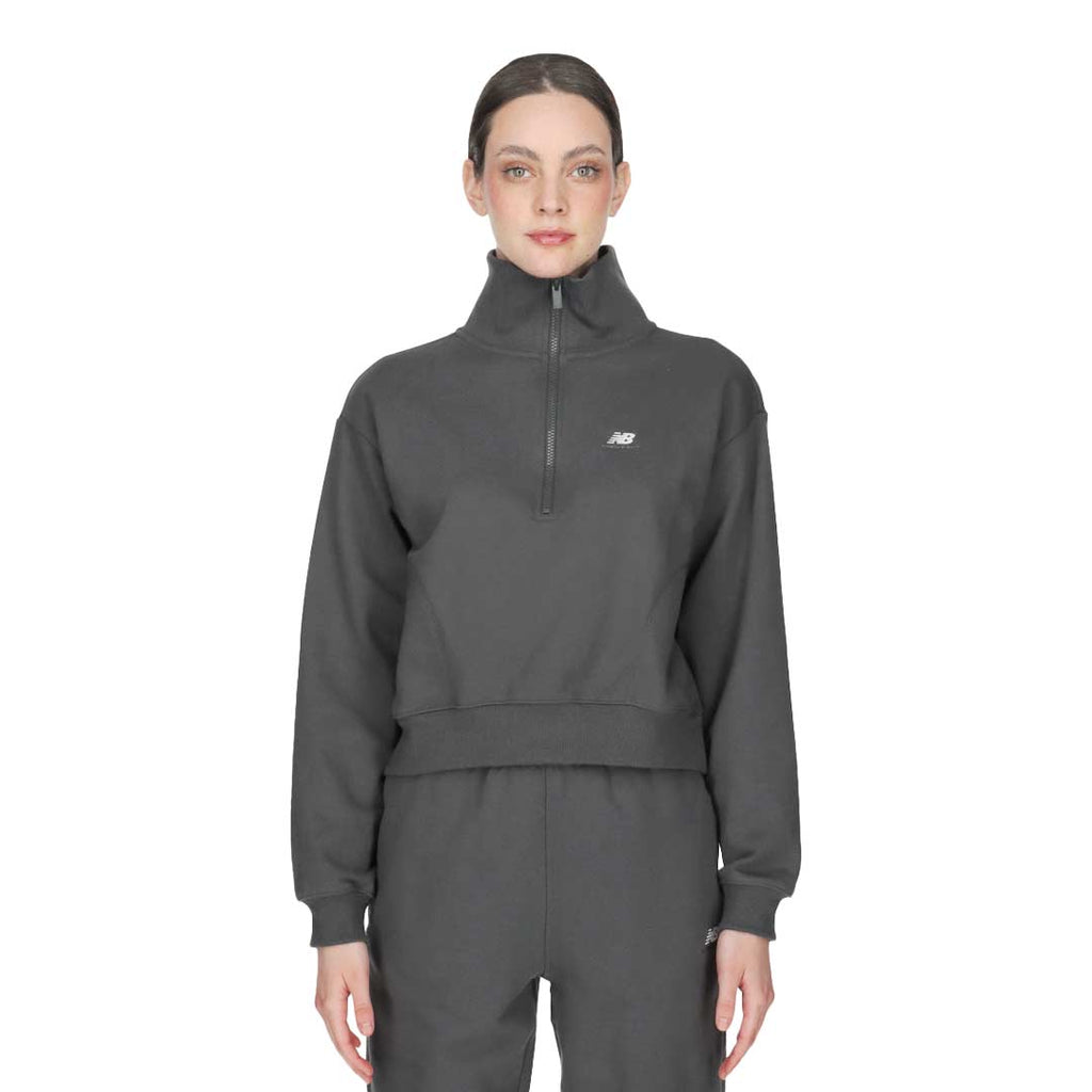 New Balance - Women's Athletics Remastered French Terry 1/2 Zip Top (WT31501 ACK)