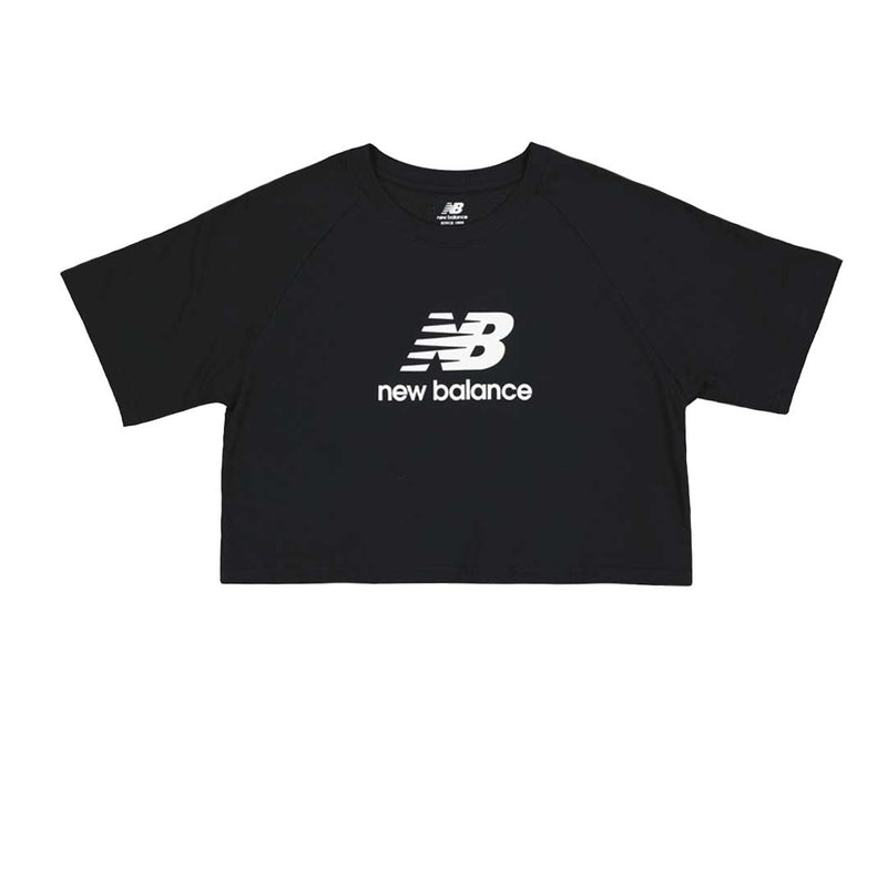 New Balance - Women's Essentials Logo Cropped T-Shirt (WT31534 BK)