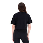 New Balance - Women's Essentials Logo Cropped T-Shirt (WT31534 BK)