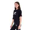 New Balance - Women's Essentials Logo Cropped T-Shirt (WT31534 BK)