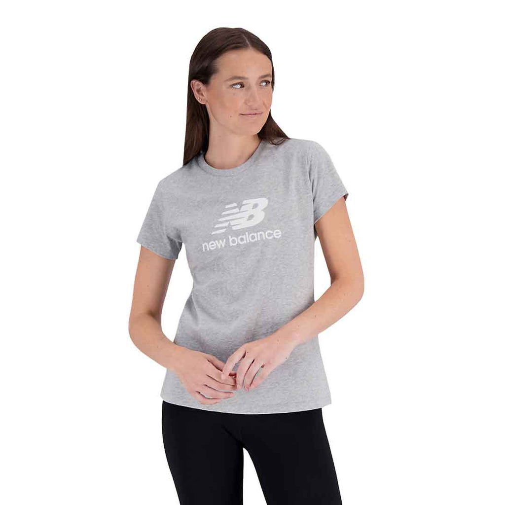 New Balance - Women's Essentials Stacked Logo T-Shirt (WT31546 AG)