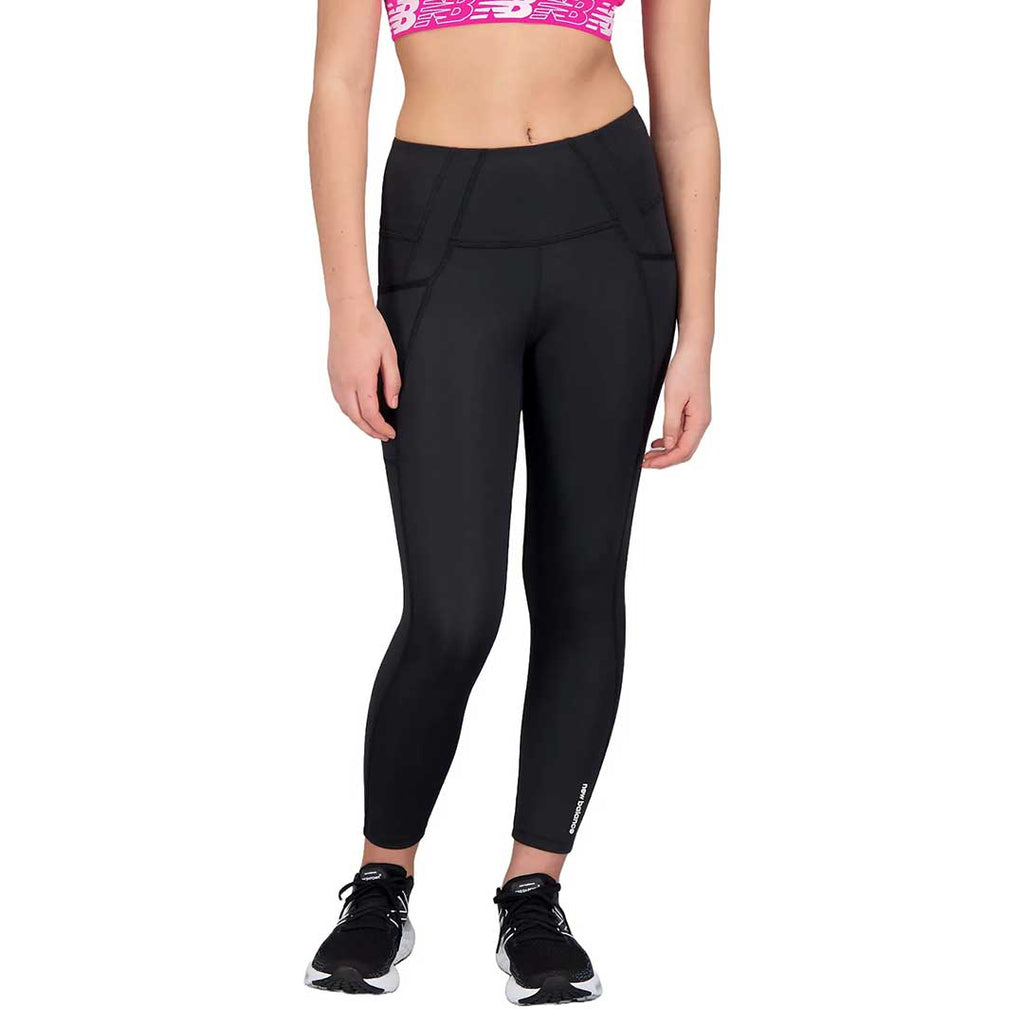 New Balance - Women's High Rise Pocket Crop Tights (WP21126 BK)