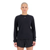 New Balance - Women's Relentless Heather Tech Long Sleeve T-Shirt (WT33160 BK)