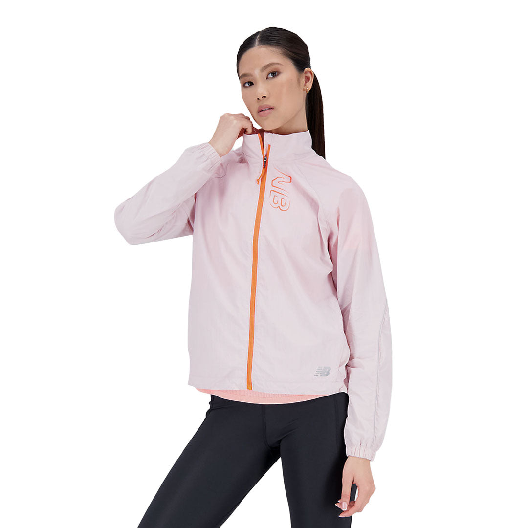 New Balance Women s Printed Impact Run Light Pack Jacket