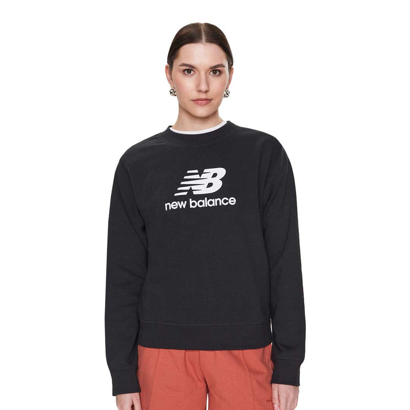 New Balance - Women's Stacked Logo Sweatshirt (WT31532 BK)