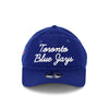 New Era - Snapback 9TWENTY Team Script E3 des Blue Jays de Toronto pour enfants (jeunes) (60382749) 