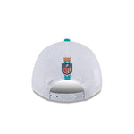 New Era - Casquette snapback 9FORTY du camp d'entraînement NFL des Dolphins de Miami (60507647)