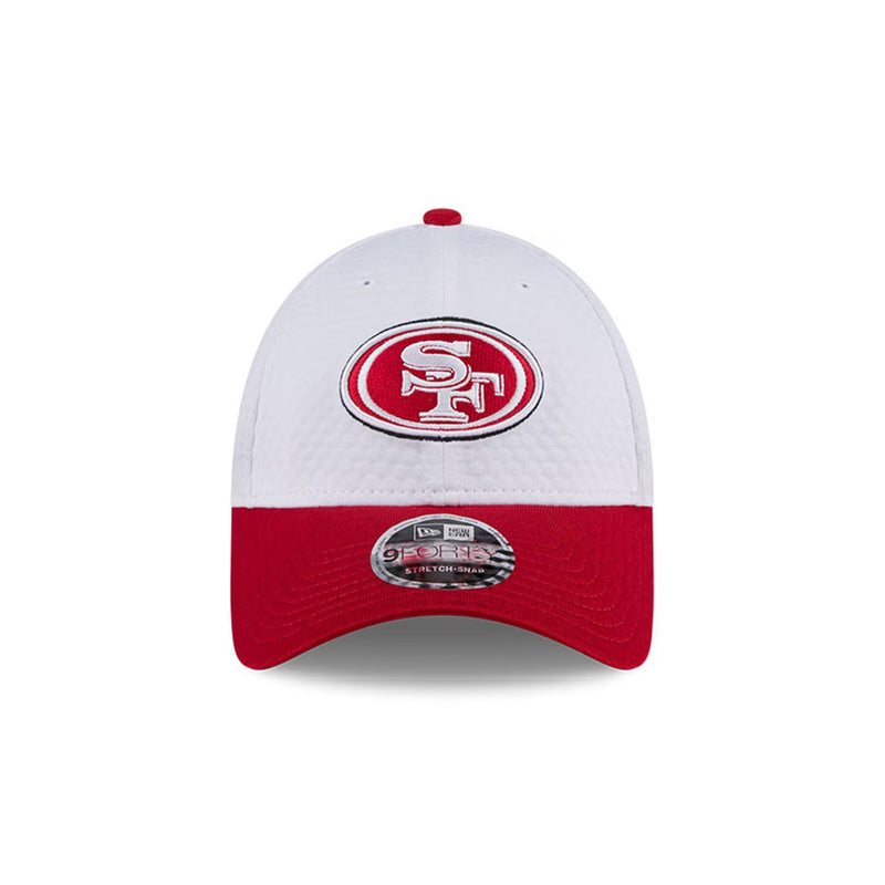 New Era - Casquette snapback 9FORTY du camp d'entraînement NFL des San Francisco 49ers (60507644)