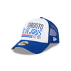 New Era - Casquette ajustable 9FORTY à motif empilé des Blue Jays de Toronto (60371932)