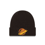 New Era - Bonnet en tricot gaufré des Canucks de Vancouver (60652995) 