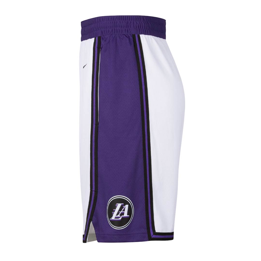 NBA Kids Junior LA Lakers City Edition Swingman Shorts HZ2B7BC9H SVP Sports