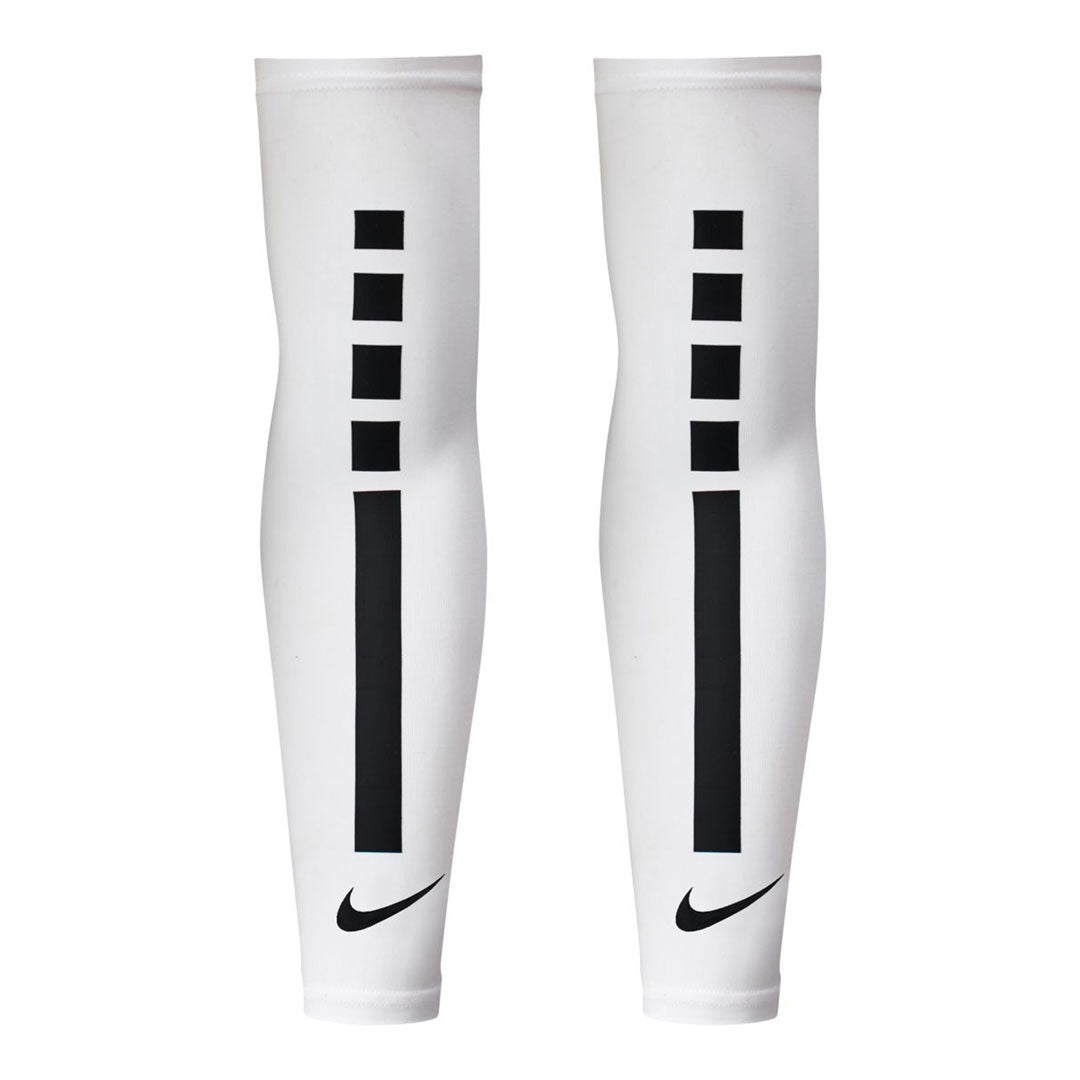 Nike White Pro Elite Sleeves 2.0