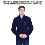 North End - Men's Voyage Fleece Full Zip Sweater (Tall) (88172T 849)