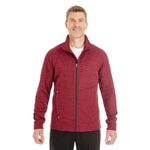 North End - Men's Melange Fleece Jacket (NE704 665)