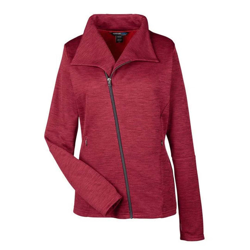 North End - Women's Melange Fleece Jacket (NE704W 665)