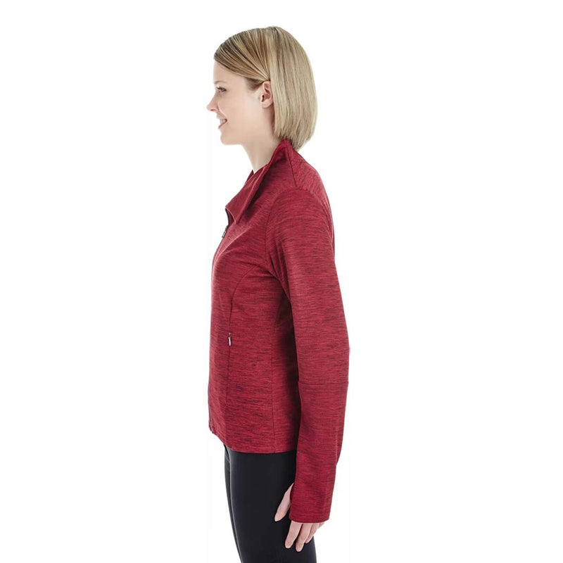 North End - Women's Melange Fleece Jacket (NE704W 665)