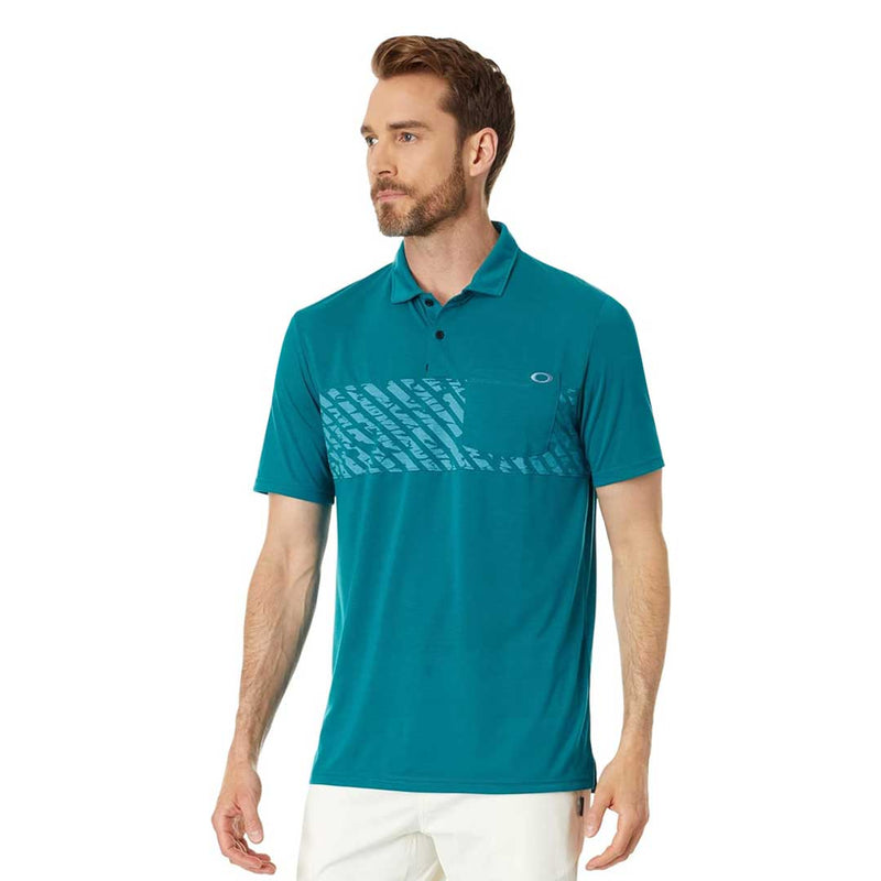 Oakley - Men's Sand Stripe Pocket Polo (FOA404364 67M)