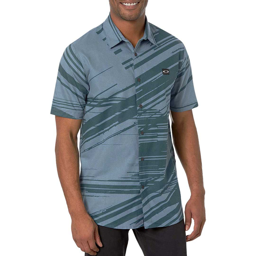 Oakley - Men's Tempo Woven Short Sleeve Shirt (FOA404022 6EV)