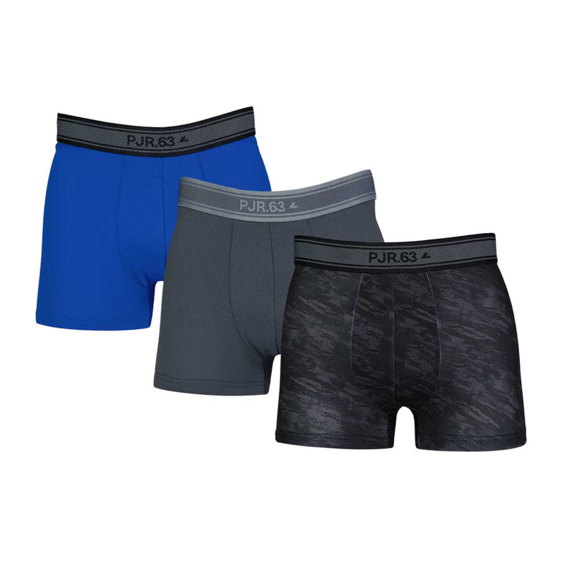 Pajar - Lot de 3 boxers pour hommes (PAJMUNW007-BLUE) 