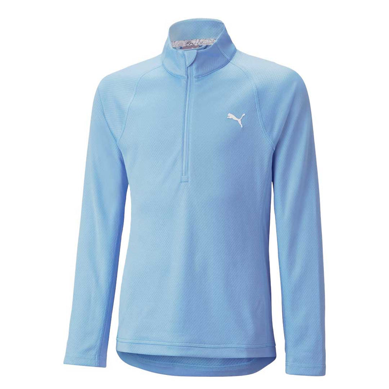 Puma - Girls' (Junior) Quarter Zip Pull Over Sweater (578141 11)