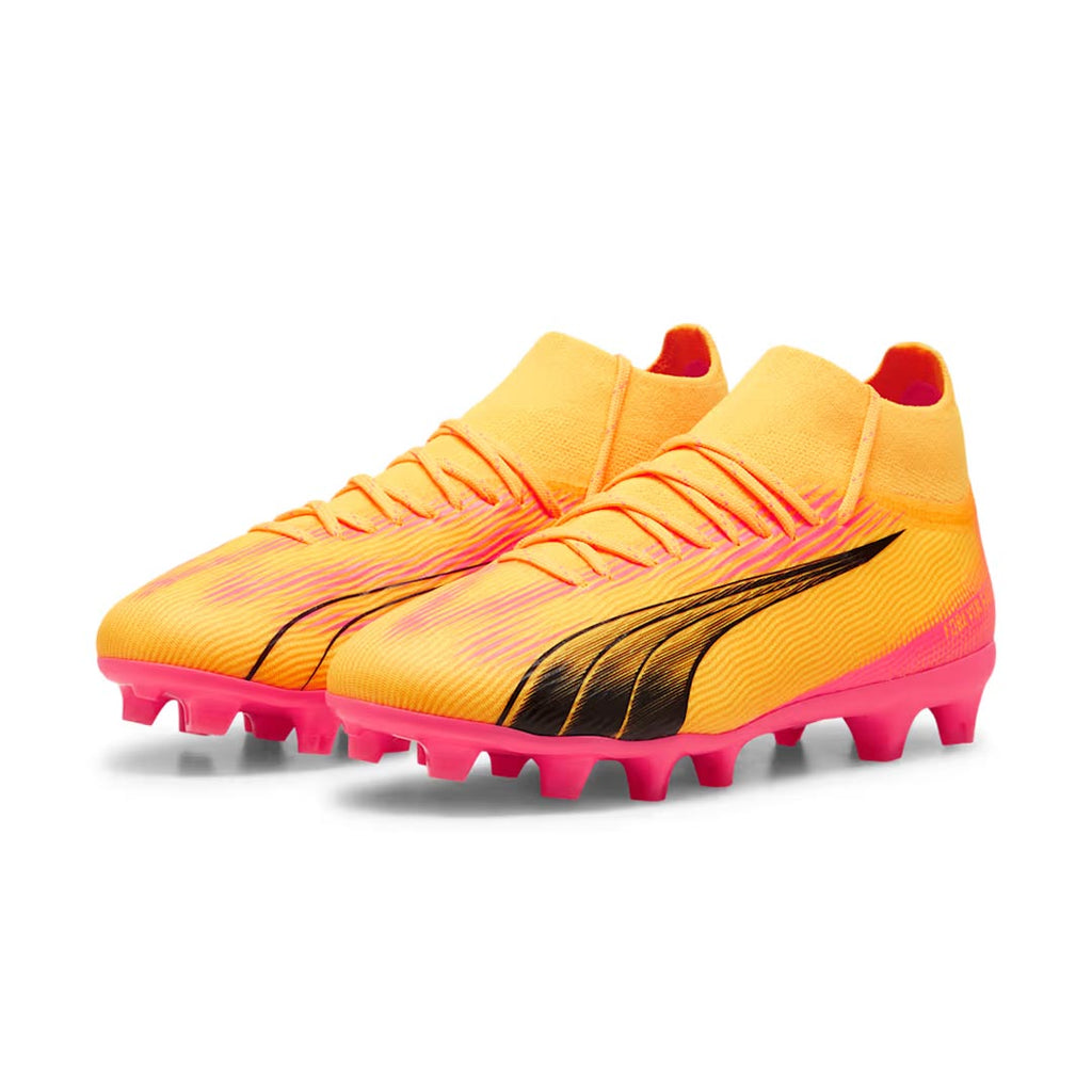 Puma - Chaussures de football Ultra Pro pour enfants (préscolaire et junior) pour terrains fermes/artificiels (107769 03) 