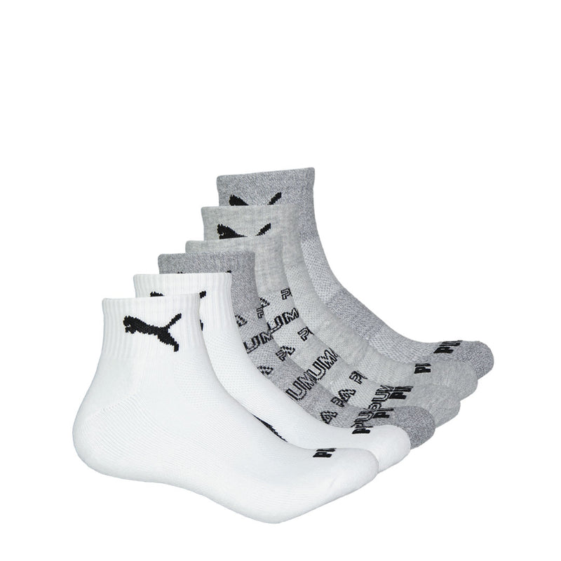 Puma - Men's 6 Pack 1/4 Crew Socks (P600095 110)