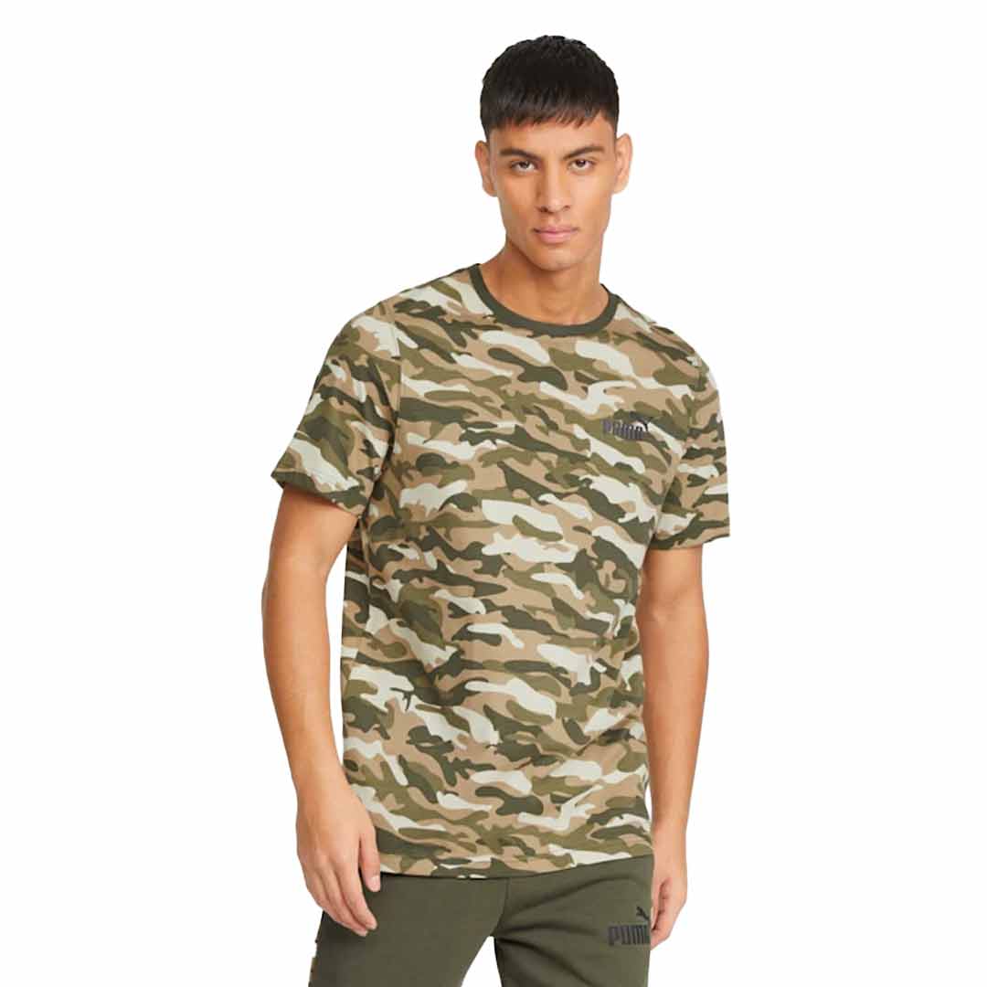 Puma Men s Essential Camo Aop T Shirt 848561 70 SVP Sports