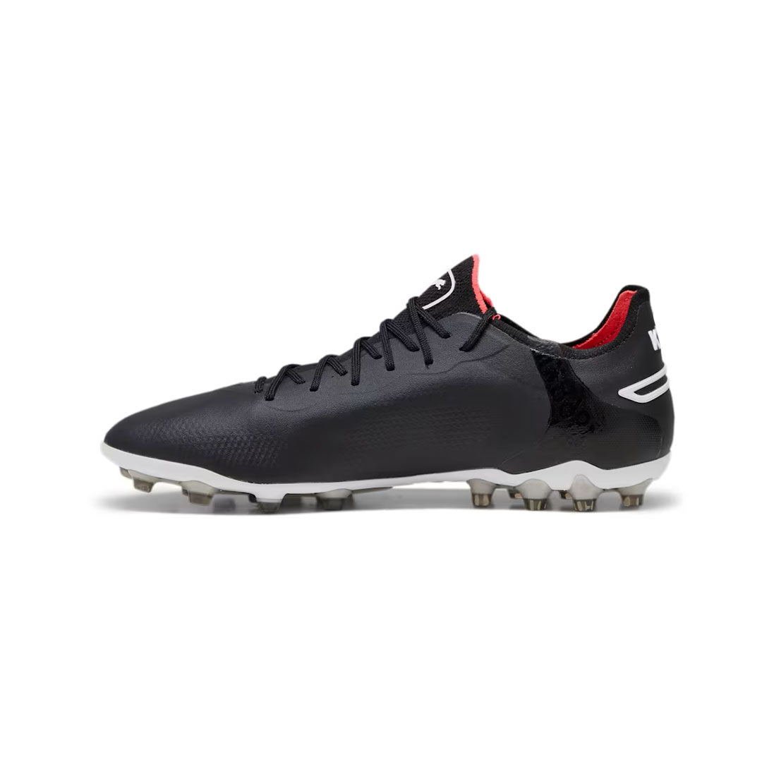 Puma Men s King Ultimate MG Soccer Cleats 107252 01 Blk Wht M9.5